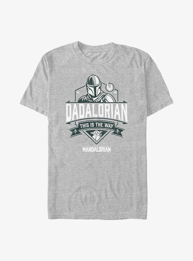 Star Wars The Mandalorian Dadalorian Crest Big & Tall T-Shirt