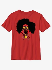 Marvel Spider-Man: Across The Spiderverse Jessica Drew Portrait Youth T-Shirt