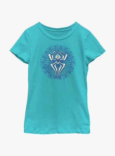 Marvel Spider-Man: Across The Spiderverse Pavitr Mandala Web Youth Girls T-Shirt