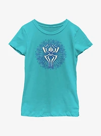 Marvel Spider-Man: Across The Spiderverse Pavitr Mandala Web Youth Girls T-Shirt