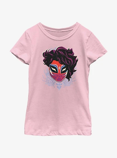 Marvel Spider-Man: Across The Spiderverse Pavitr Portrait Youth Girls T-Shirt