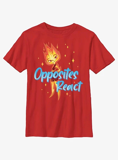 Disney Pixar Elemental Ember Opposite Youth T-Shirt