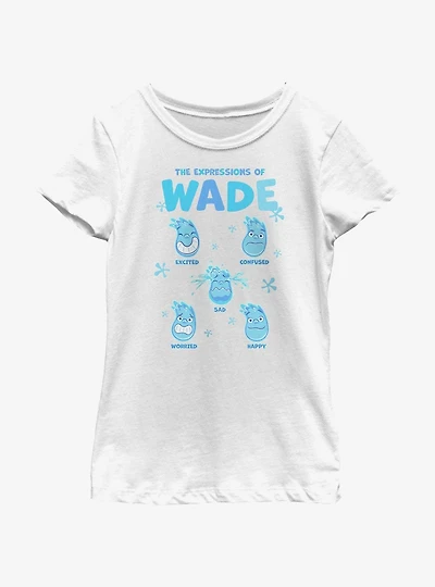 Disney Pixar Elemental Wade Expressions Youth Girls T-Shirt