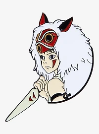Studio Ghibli Princess Mononoke San with Dagger Enamel Pin - BoxLunch Exclusive