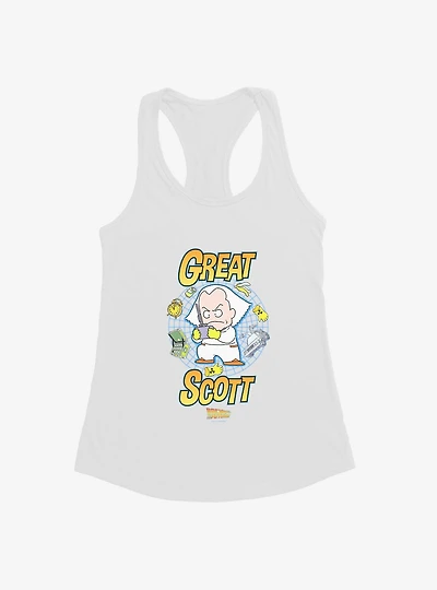 Back To The Future Anime Great Scott Girls Tank