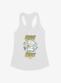 Back To The Future Anime Great Scott Girls Tank