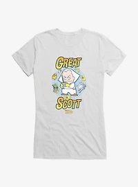 Back To The Future Anime Great Scott Girls T-Shirt