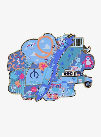 Disney Pixar Toy Story Scenic Collage Enamel Pin - BoxLunch Exclusive