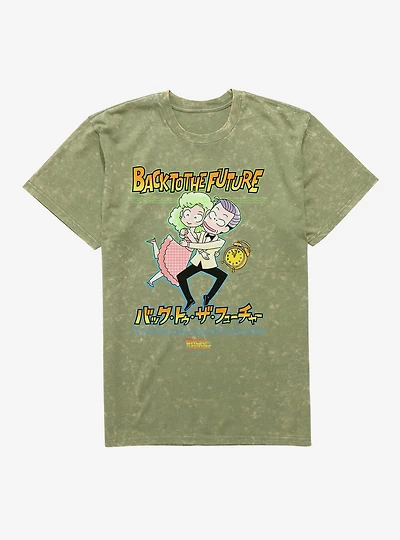 Back To The Future Anime Enchantment Under Sea Mineral Wash T-Shirt