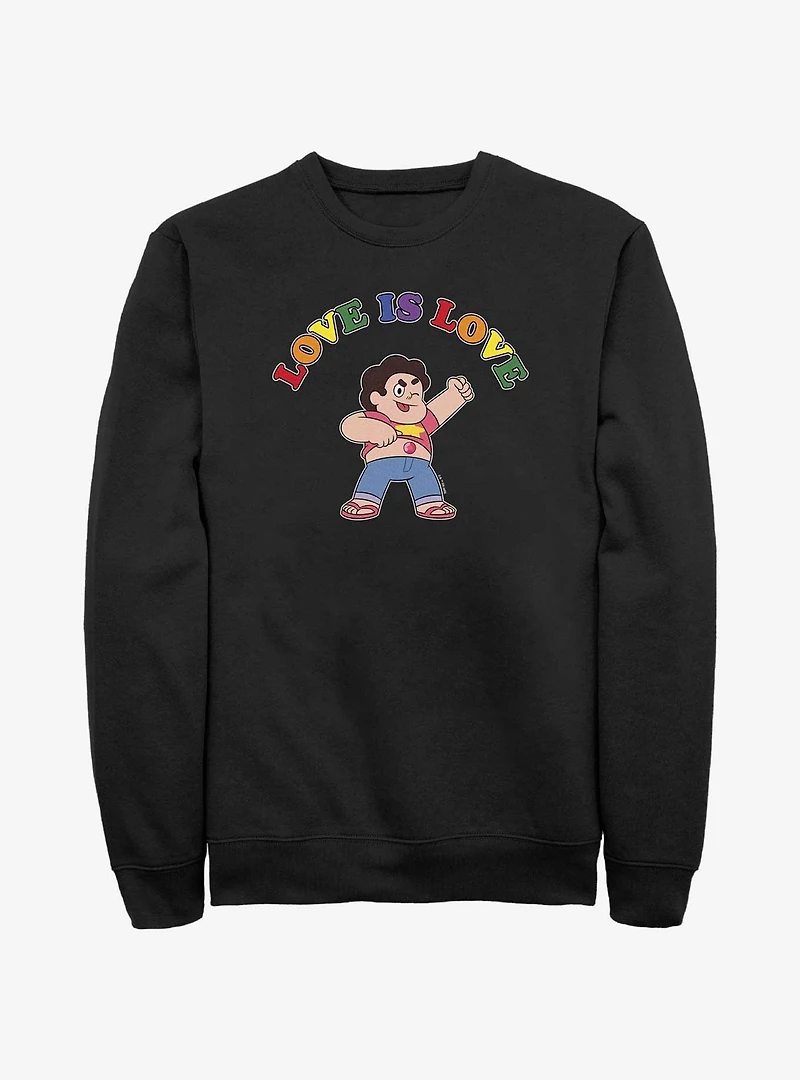 Steven Universe Love Is Pride Sweatshirt