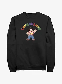 Steven Universe Love Is Pride Sweatshirt