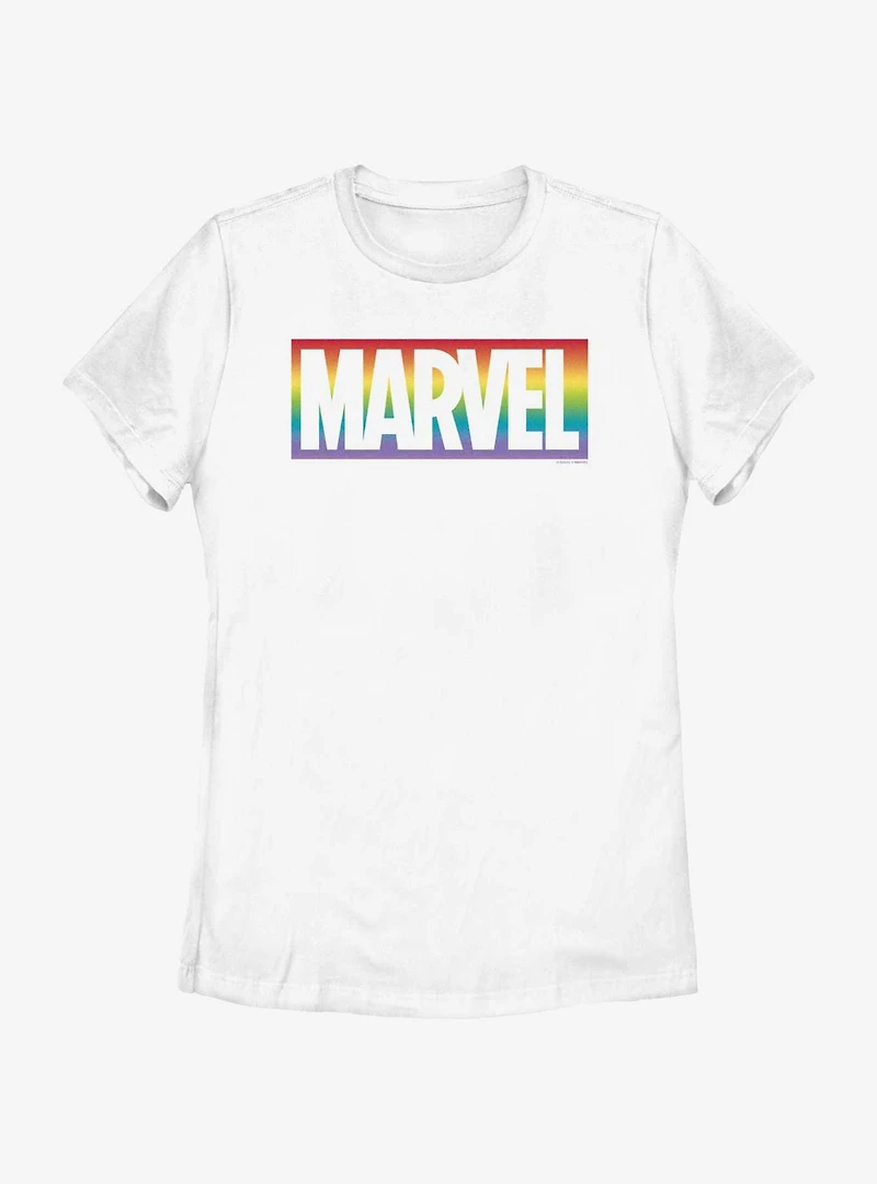 Marvel Avengers Rainbow Logo Pride T-Shirt