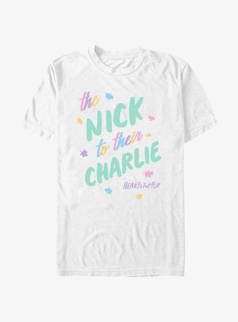 Heartstopper Nick To Charlie Pride T-Shirt