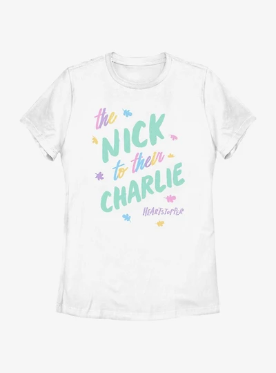 Heartstopper Nick To Charlie Pride T-Shirt