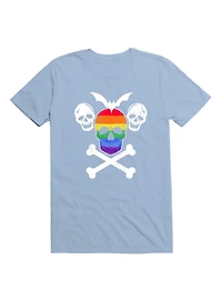 LGBT Halloween Rainbow Skull T-Shirt