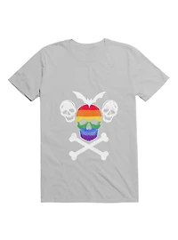 LGBT Halloween Rainbow Skull T-Shirt
