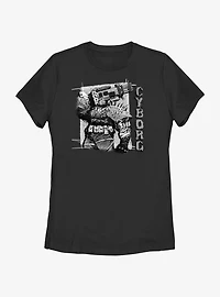 Marvel Spider-Man: Across The Spiderverse Cyborg Spider-Woman Poster Womens T-Shirt