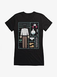 Breaking Bad Heisenberg Action Figure Girls T-Shirt