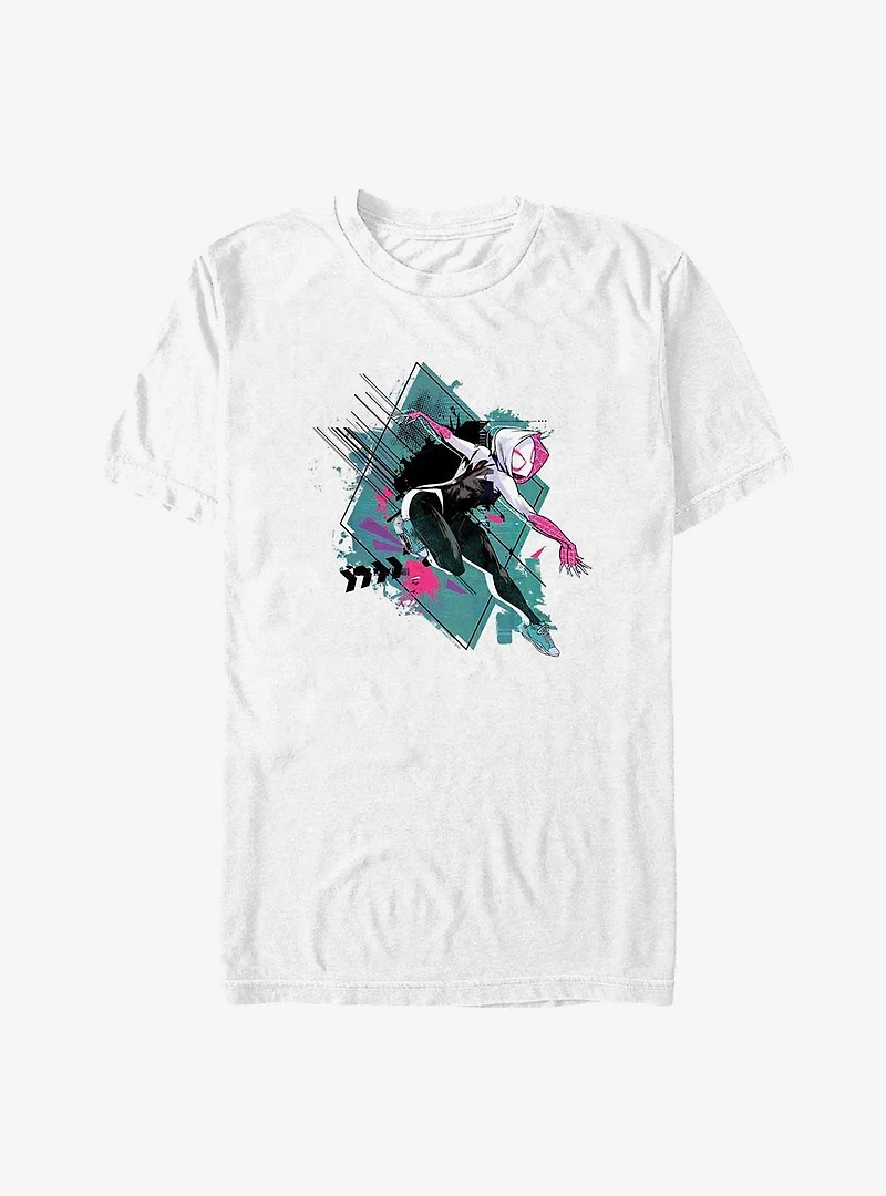 Marvel Spider-Man: Across the Spider-Verse Spider-Gwen Action Extra Soft T-Shirt