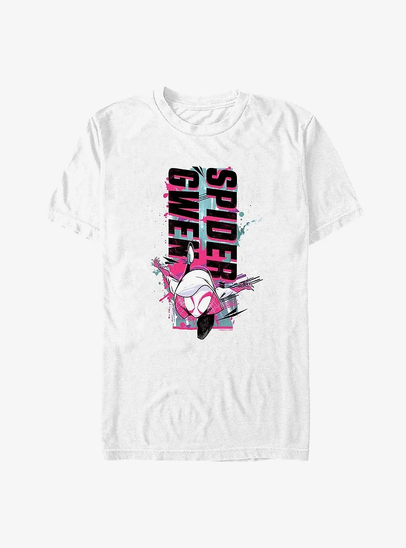 Marvel Spider-Man: Across the Spider-Verse Spider-Gwen Dashing Extra Soft T-Shirt