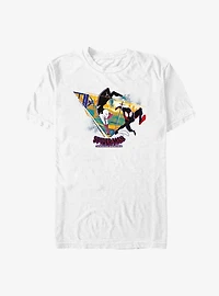 Marvel Spider-Man: Across the Spider-Verse Cityscape Spiders Extra Soft T-Shirt