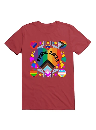 Colorful Pride 2023 Design: Celebrating Diversity with LGBT Flags T-Shirt