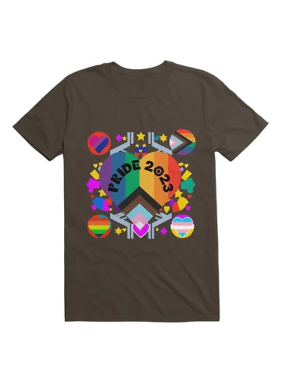 Colorful Pride 2023 Design: Celebrating Diversity with LGBT Flags T-Shirt