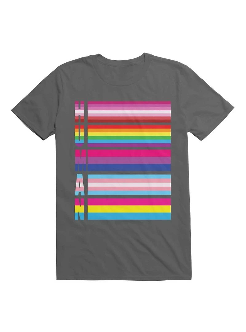 Human LGBT Flags T-Shirt