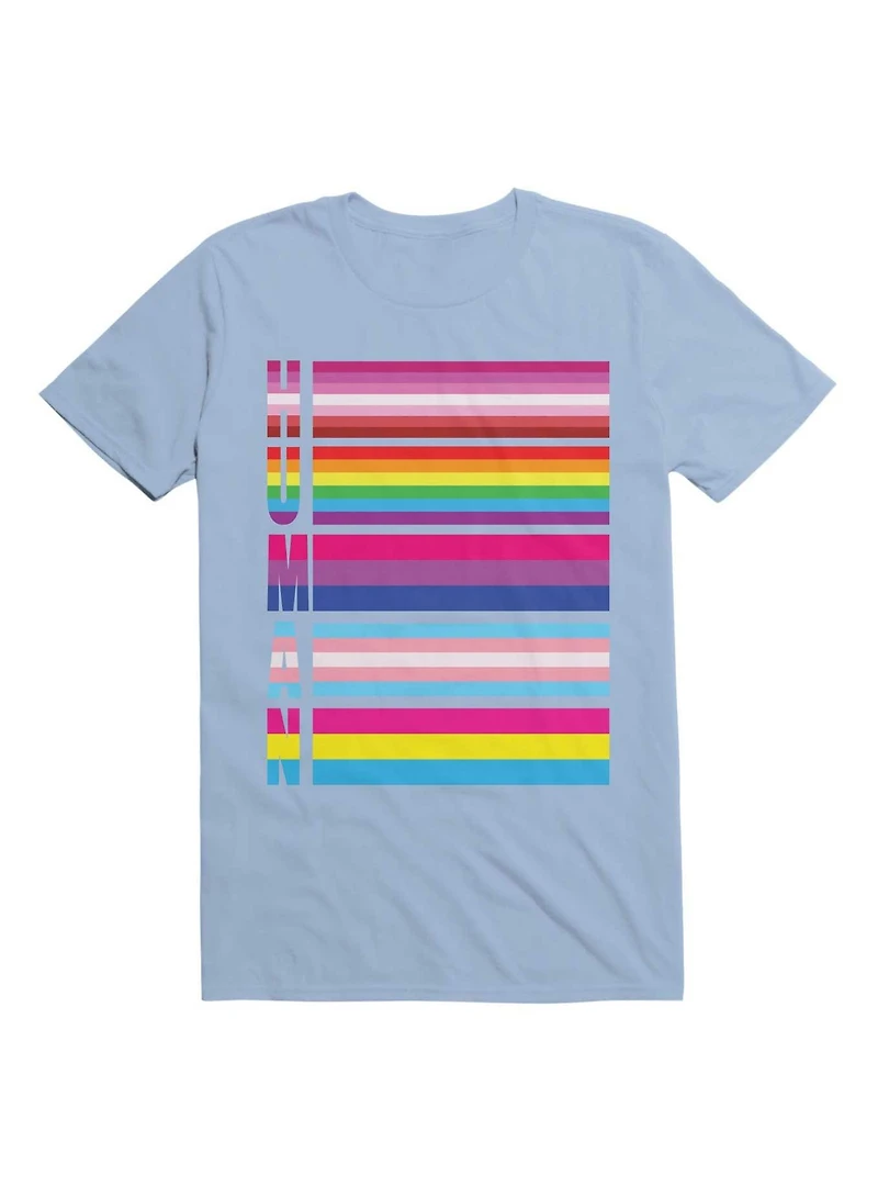 Human LGBT Flags T-Shirt