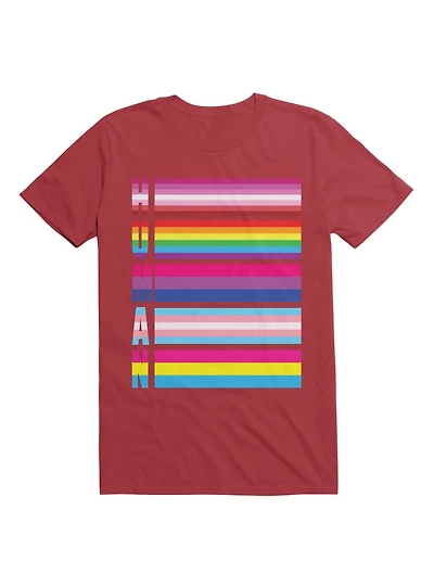 Human LGBT Flags T-Shirt