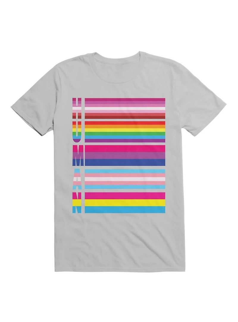Human LGBT Flags T-Shirt