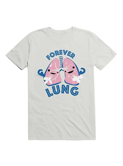 Forever Lung - Cute Lungs for Asthma COPD Pneumonia Respiratory Therapist Pulmonology Humor T-Shirt