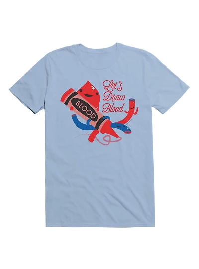 Let's Draw Blood - Cute Funny Artery Vein Disease Phlebotomy Hematology T-Shirt
