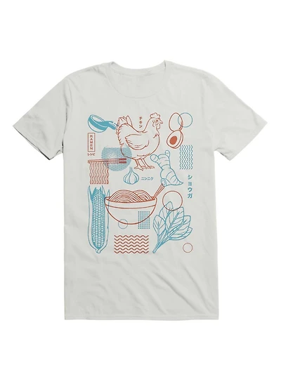 Ramen Recipe Japanese Design T-Shirt