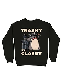 Trashy But Classy Fancy Raccoon Sweatshirt