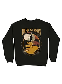 Beer Bear Hunting Salmon Sweatshirt