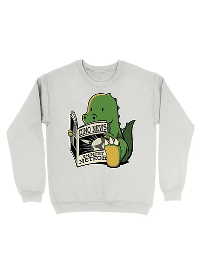 Dinosaur Meteor Jurassic News Sweatshirt