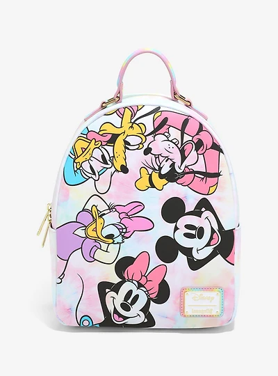 Loungefly Disney Mickey Mouse & Friends Tie-Dye Mini Backpack - BoxLunch Exclusive