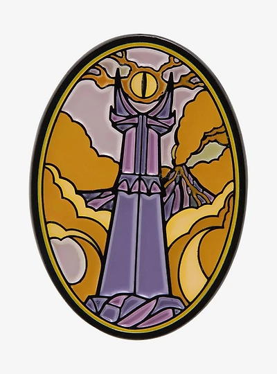 The Lord of the Rings The Eye of Sauron Glow-in-the-Dark Enamel Pin - BoxLunch Exclusive