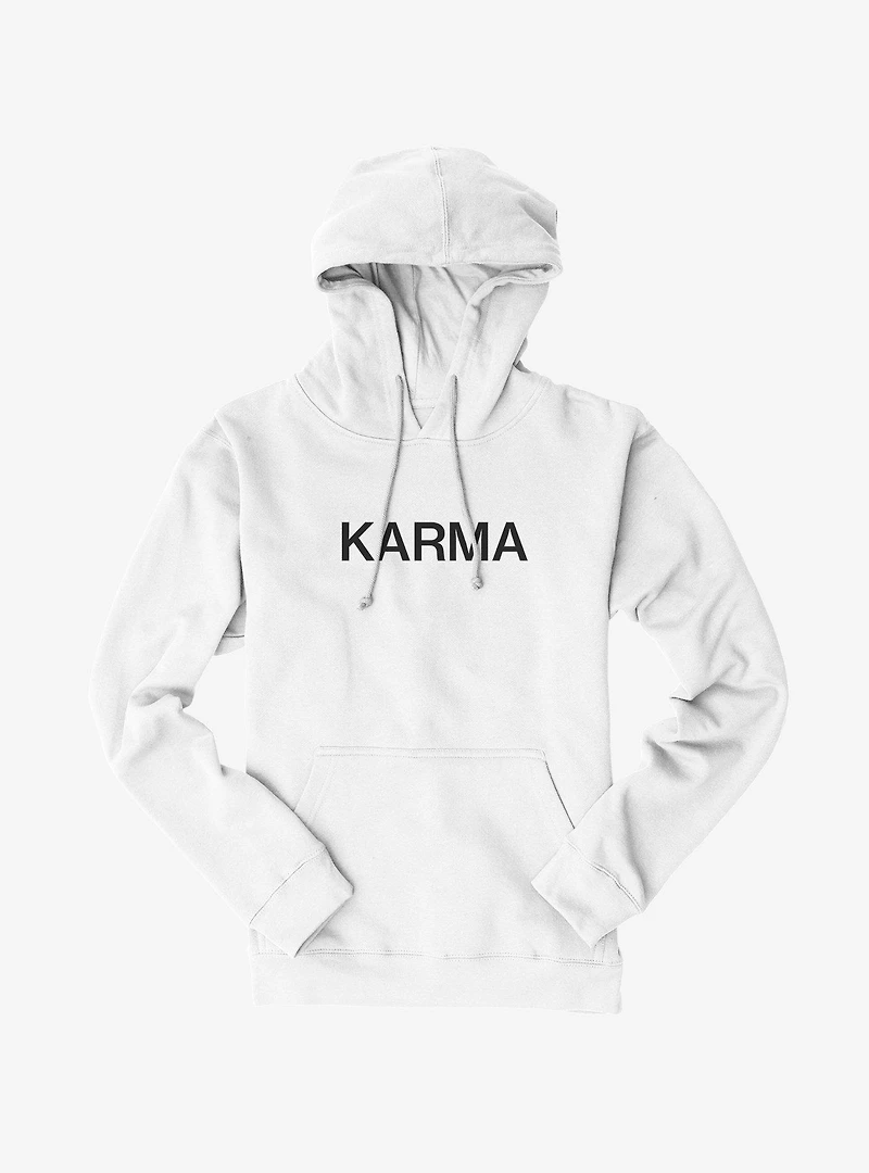 Karma Text Hoodie