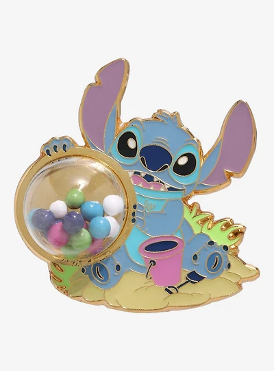 Loungefly Disney Lilo & Stitch Dome Enamel Pin - BoxLunch Exclusive