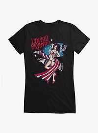 Lynyrd Skynyrd Tattoo Bikini Girl Girls T-Shirt