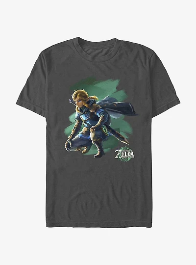 The Legend Of Zelda Tears Of The Kingdom Crouch Link T-Shirt