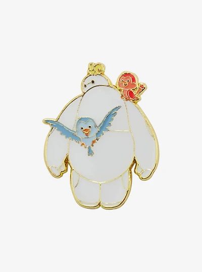 Loungefly Disney Big Hero 6 Baymax & Birds Enamel Pin - BoxLunch Exclusive