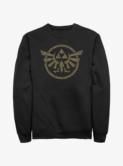 The Legend Of Zelda Tears Of The Kingdom Hyrule Crest Sweatshirt