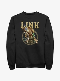 The Legend Of Zelda Tears Of The Kingdom Link Badge Sweatshirt