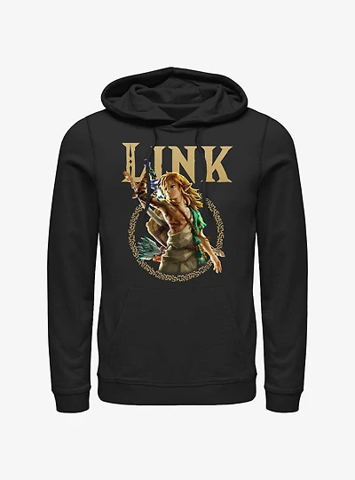 The Legend Of Zelda Tears Of The Kingdom Link Badge Hoodie