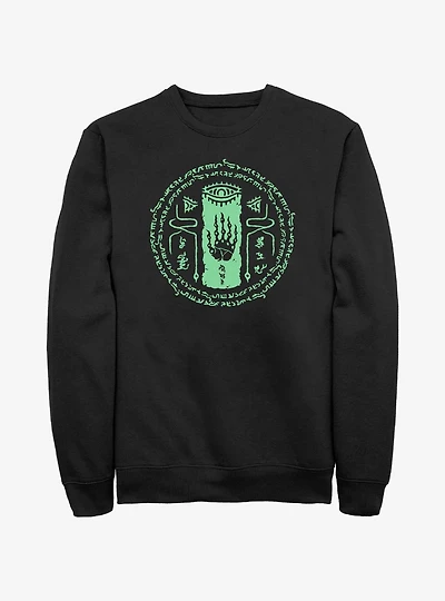 The Legend Of Zelda Tears Of The Kingdom Glowing Shrine Rune Sweatshirt