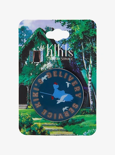 Studio Ghibli Kiki's Delivery Service Silhouette Badge Enamel Pin - BoxLunch Exclusive