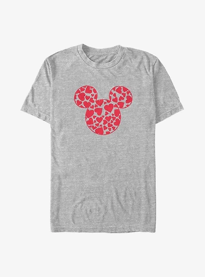Disney Mickey Mouse Mickey Hearts Fill Big & Tall T-Shirt